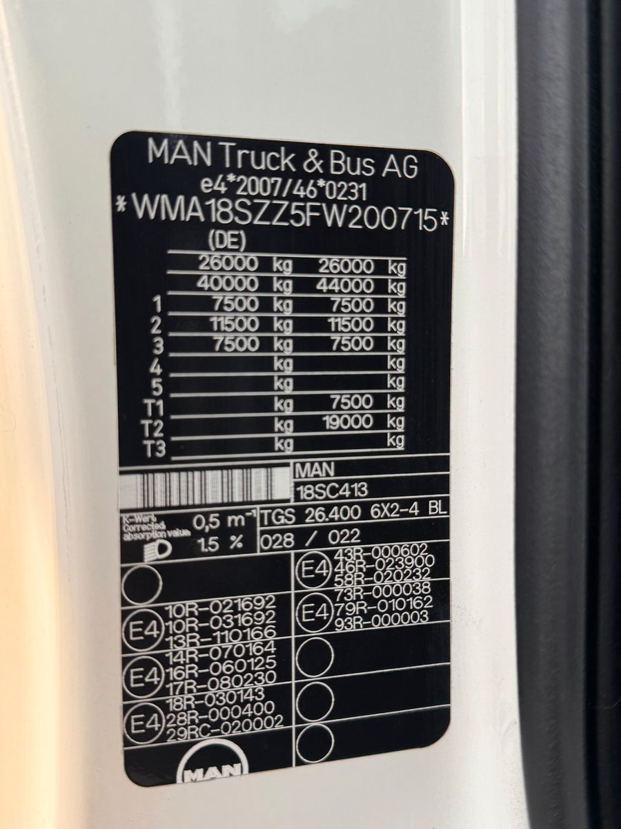 MAN – 26.400 6X2 Meiller AK 16 mit Funk guter Zustand - Bild 4