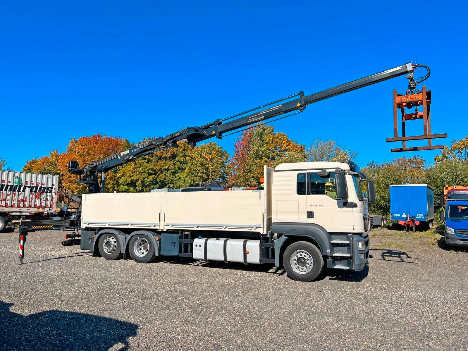 MAN – 26.480 6x2 Kran HIAB 166K | 2x hydr. +Steinzange - Bild 2