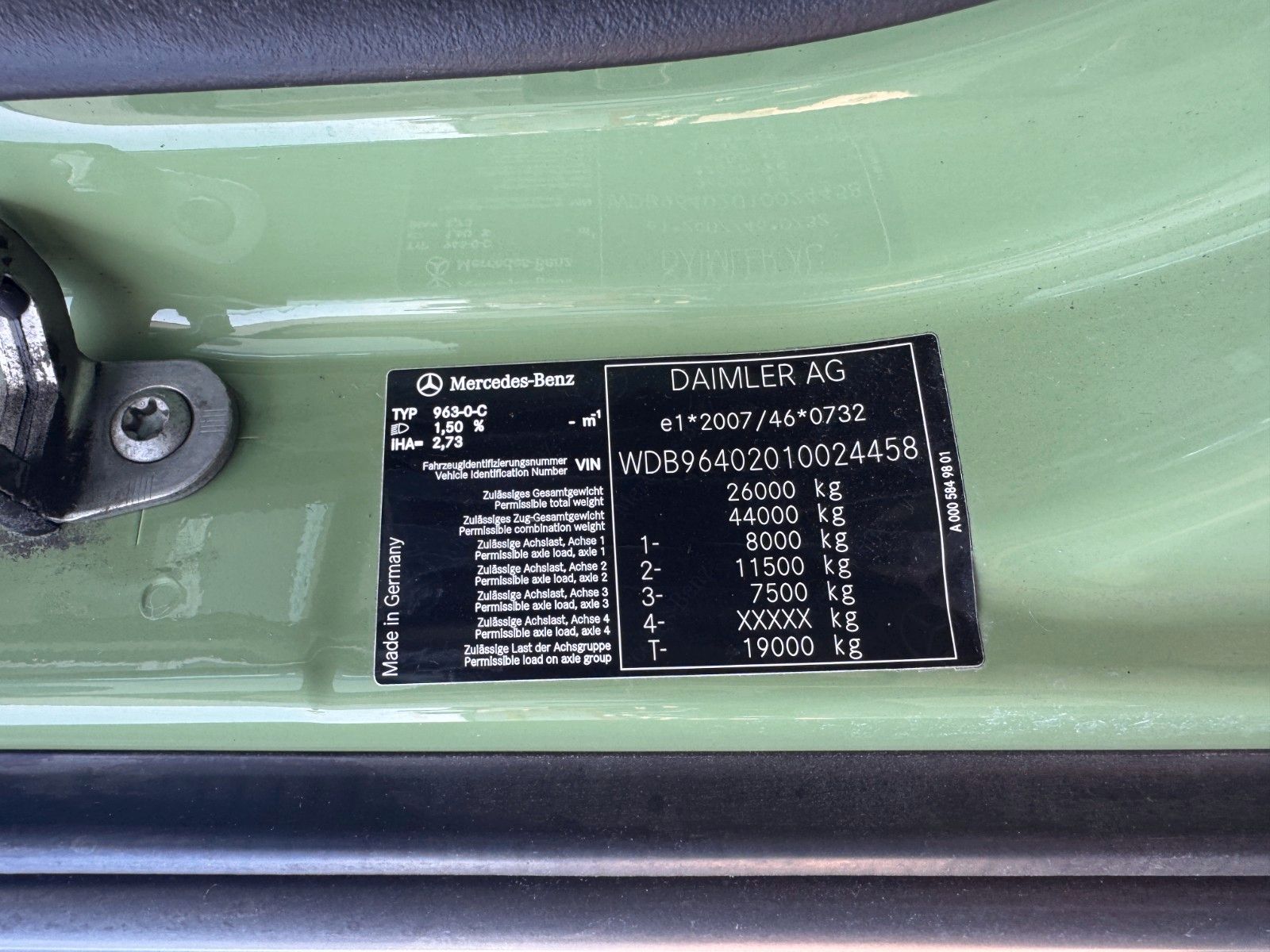 MERCEDES-BENZ – 2551 6X2 Meiller RK 20.70 mit Retarder - Bild 3