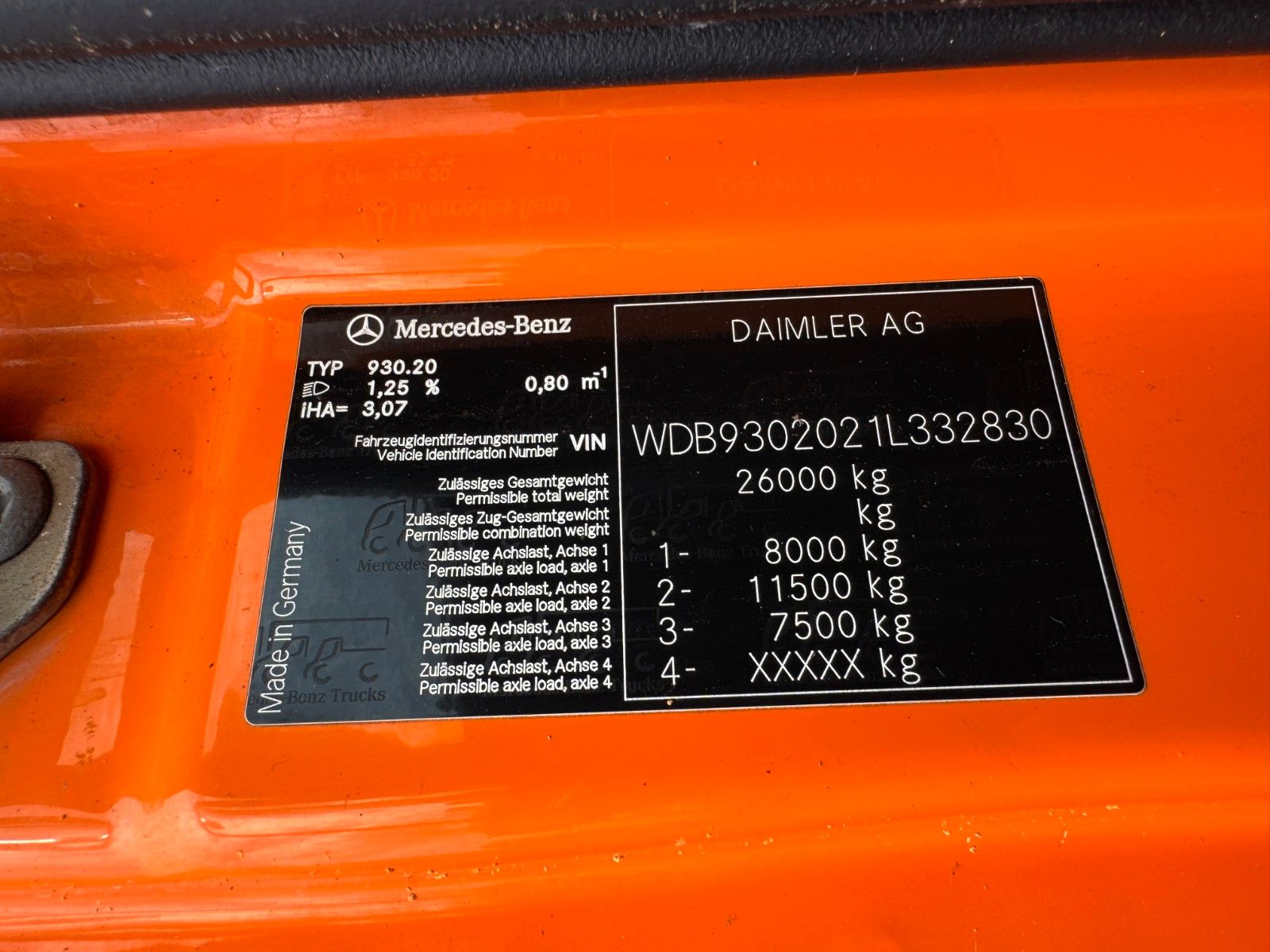 MERCEDES-BENZ – 2632 6x2 ARK | Lift & Lenk | hydr. Containerver. - Bild 3