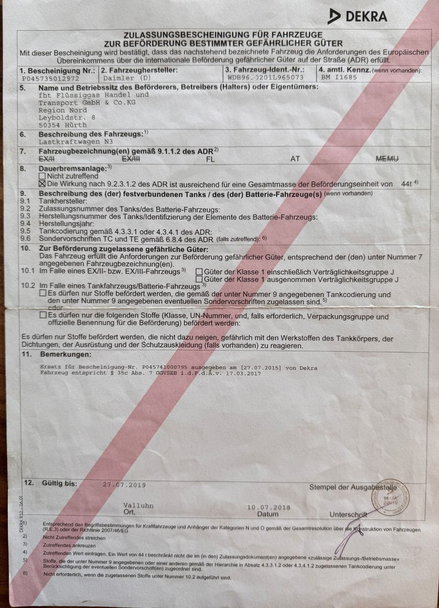 MERCEDES-BENZ – 2536 ADR Valid & kipphydraulik für Gastank - Bild 5