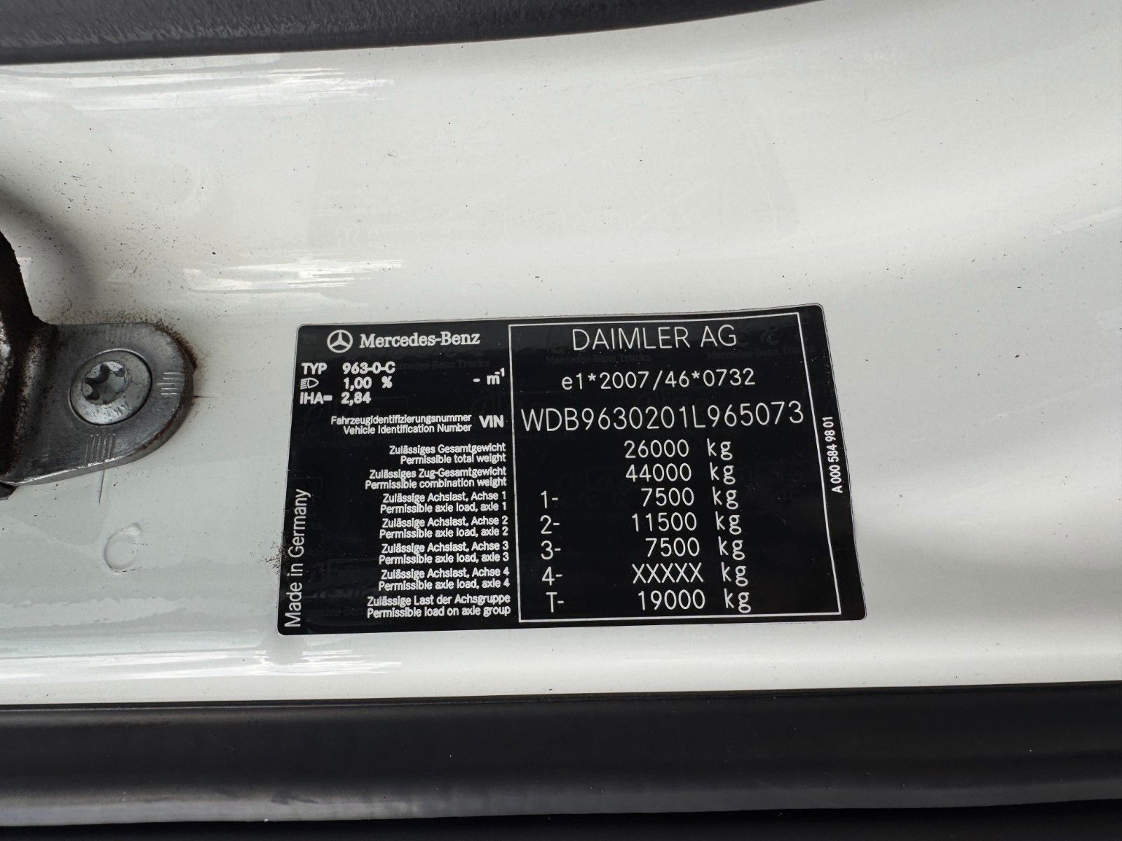 MERCEDES-BENZ – 2536 ADR Valid & kipphydraulik für Gastank - Bild 4