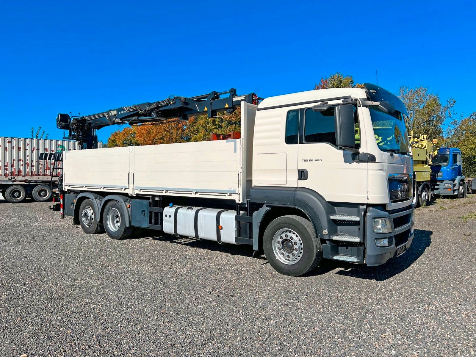 MAN – 26.480 6x2 Kran HIAB 166K | 2x hydr. +Steinzange - Bild 10