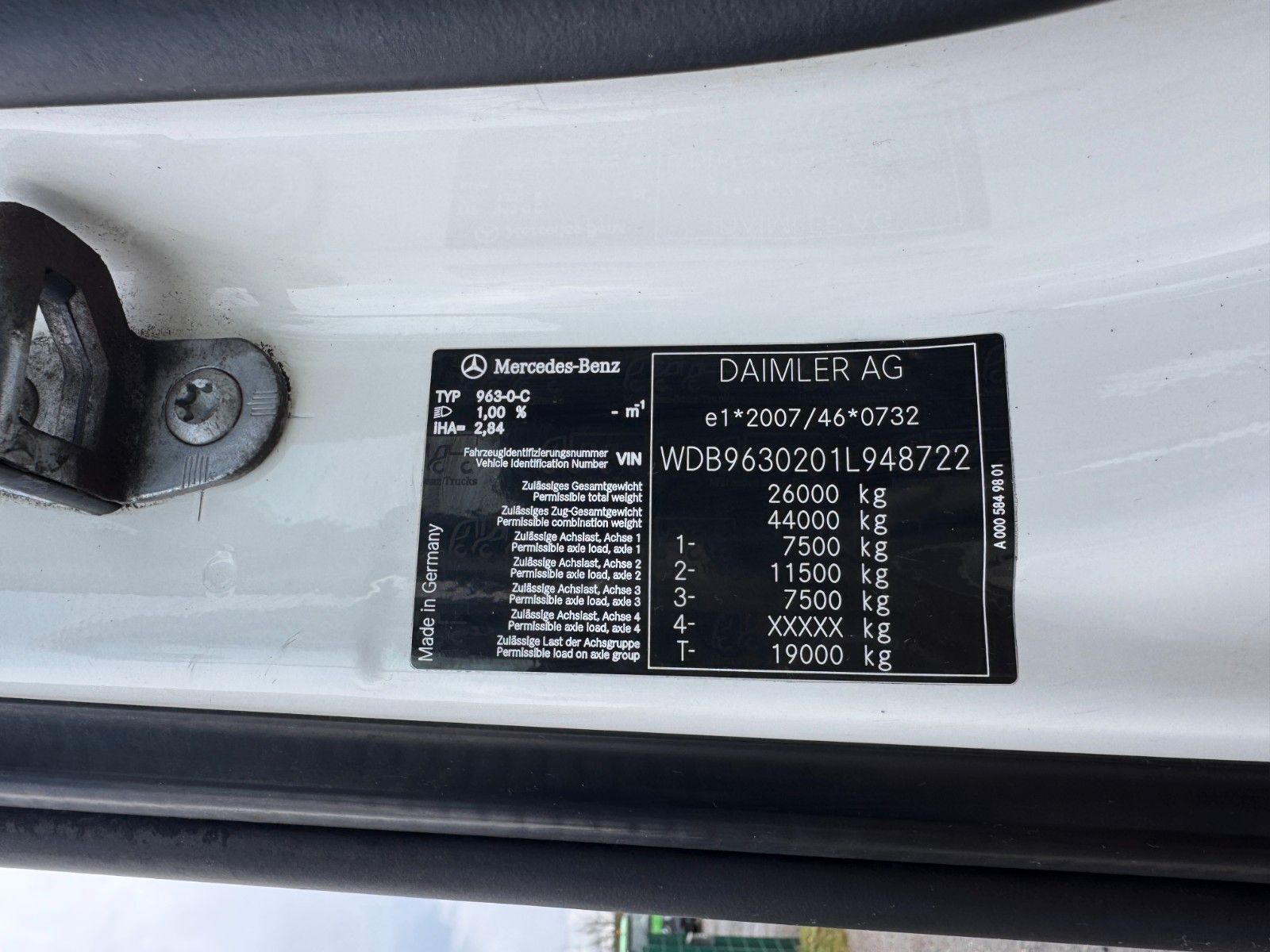 MERCEDES-BENZ – 2536 ADR Valid & kipphydraulik für Gastank - Bild 3