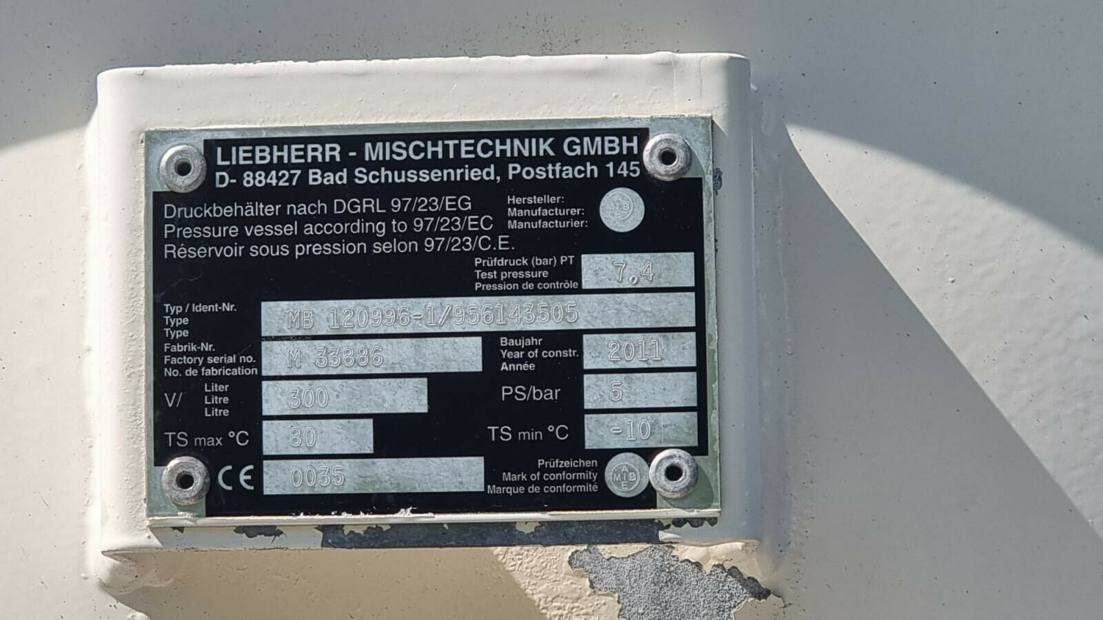 MUELLER-MITTELTAL – 2 Achs Betonmischauflieger Liebherr - Bild 3
