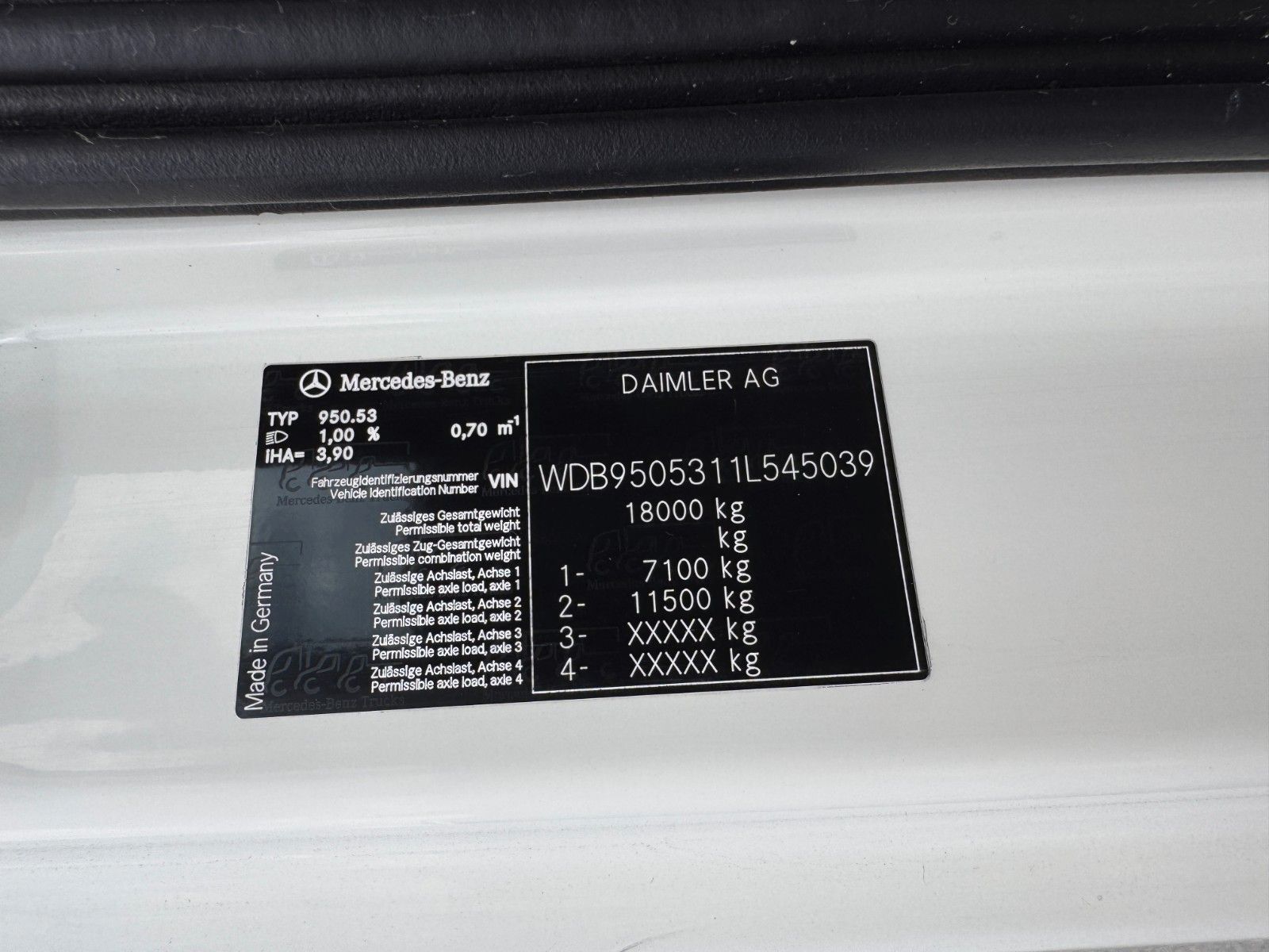 MERCEDES-BENZ – 1833 4X2 Meiller Abroller AK 12 - Bild 3