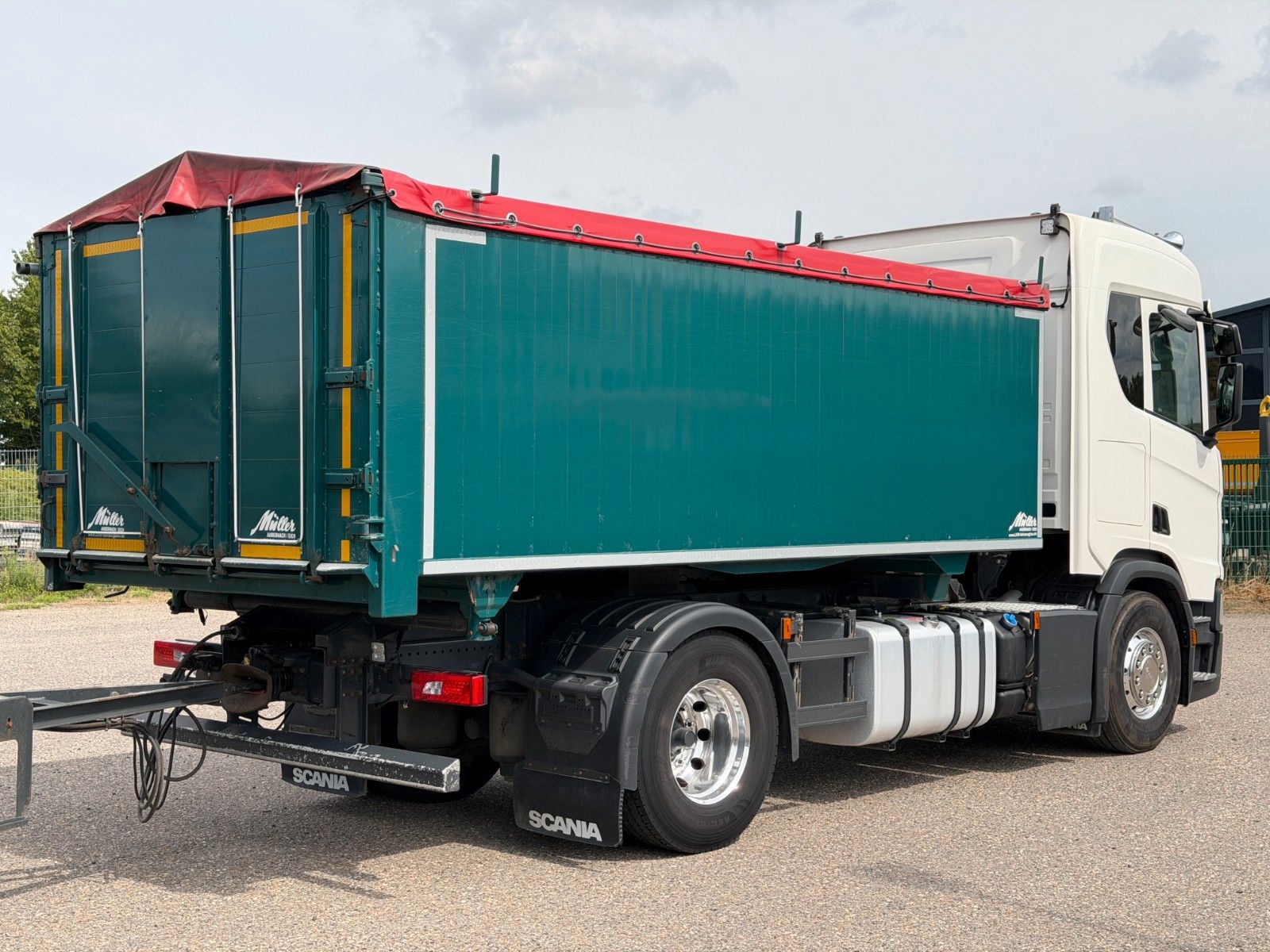 SCANIA – R500 + A. Müller ANH Kipper 24to. Retarder | Alu - Bild 5