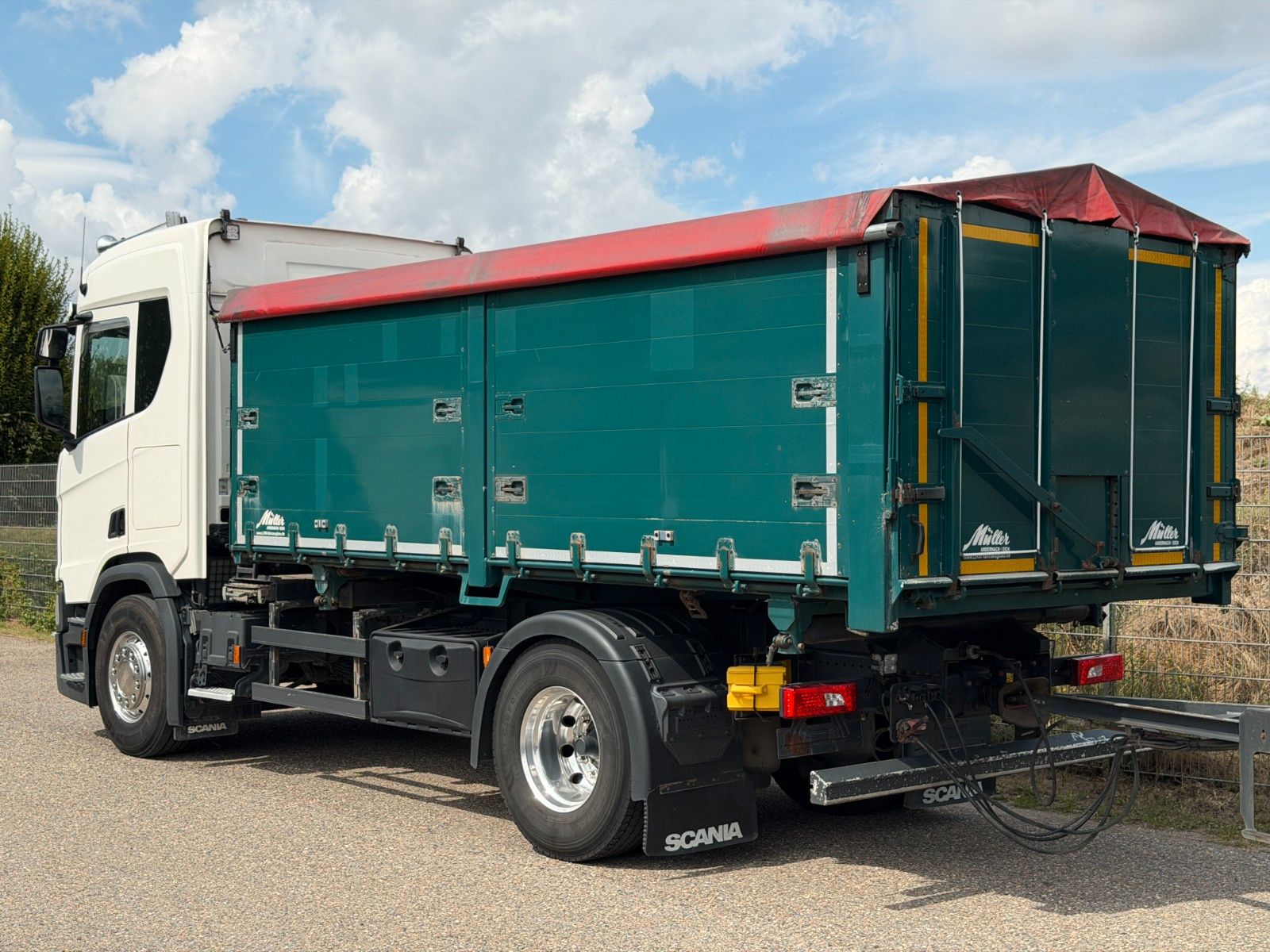 SCANIA – R500 + A. Müller ANH Kipper 24to. Retarder | Alu - Bild 12