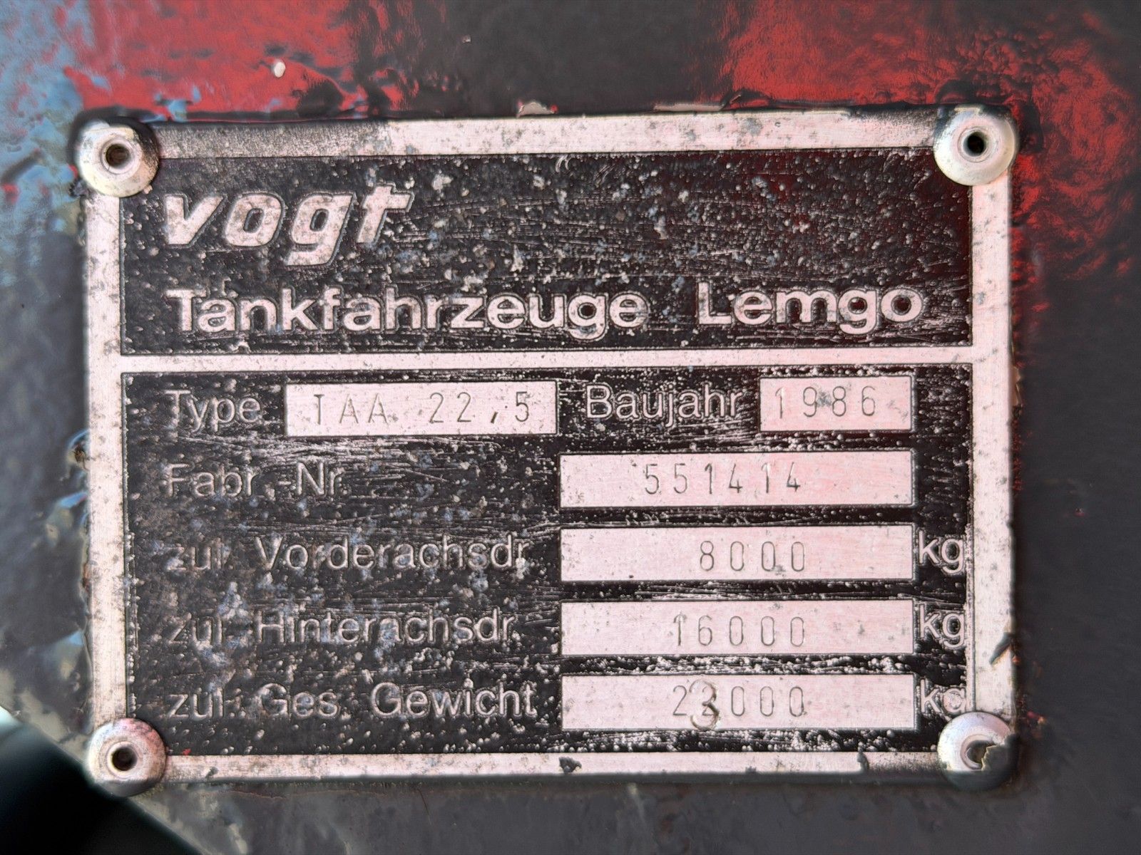 ANDERE – VOGT TAA 22,5 | Tank | Oben- und Untenbefüllung| - Bild 14