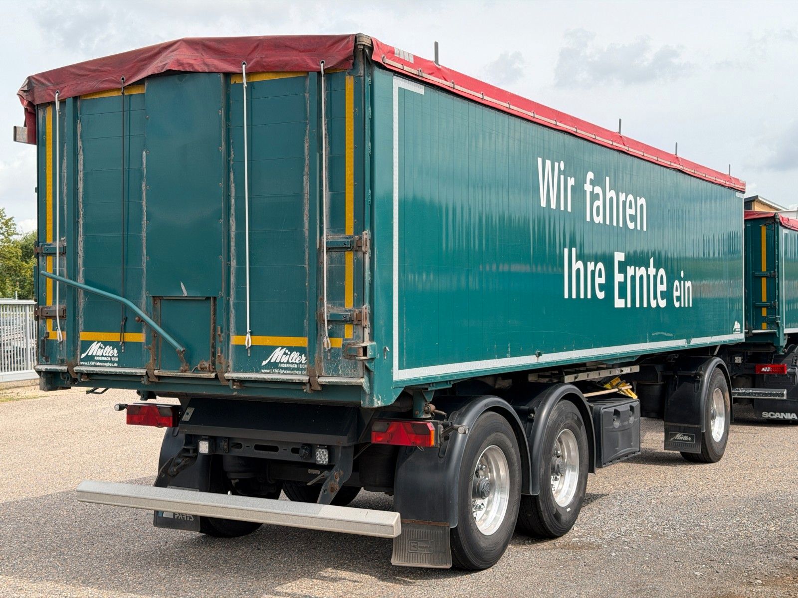 SCANIA – R500 + A. Müller ANH Kipper 24to. Retarder | Alu - Bild 7