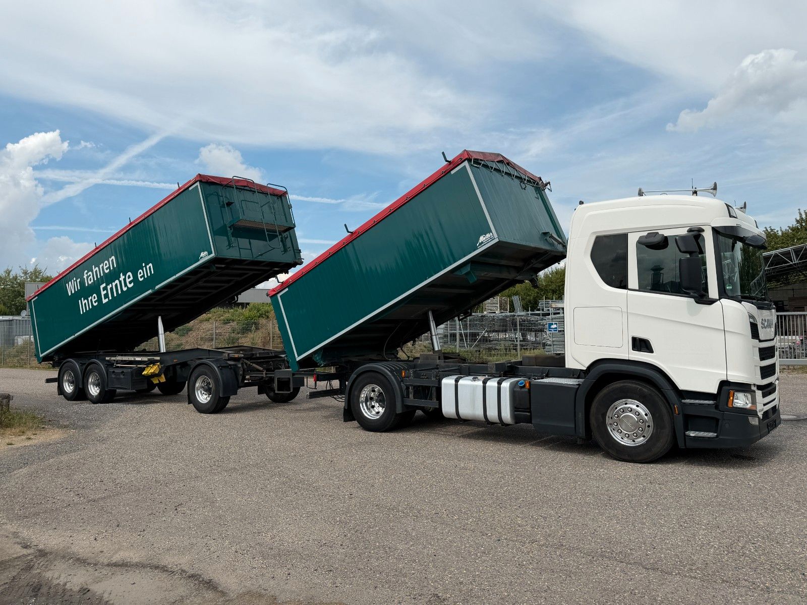 SCANIA – R500 + A. Müller ANH Kipper 24to. Retarder | Alu - Bild 2