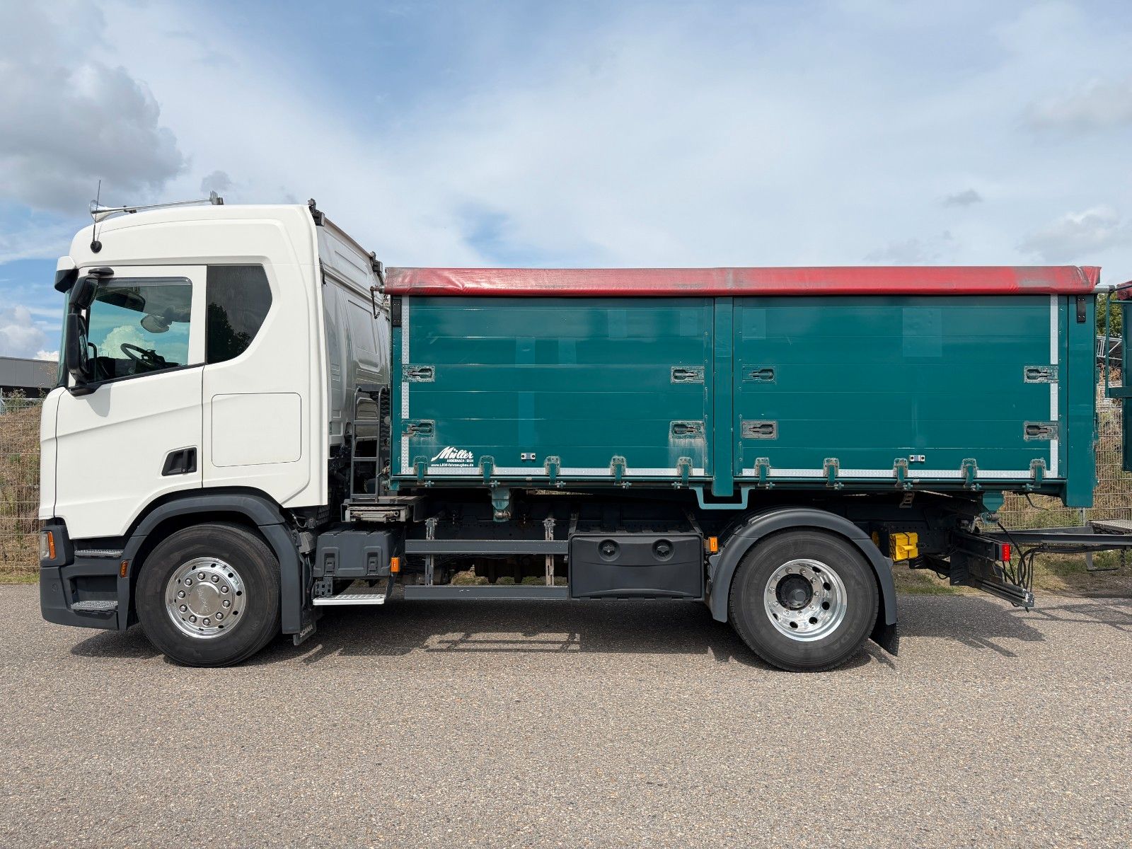 SCANIA – R500 + A. Müller ANH Kipper 24to. Retarder | Alu - Bild 13