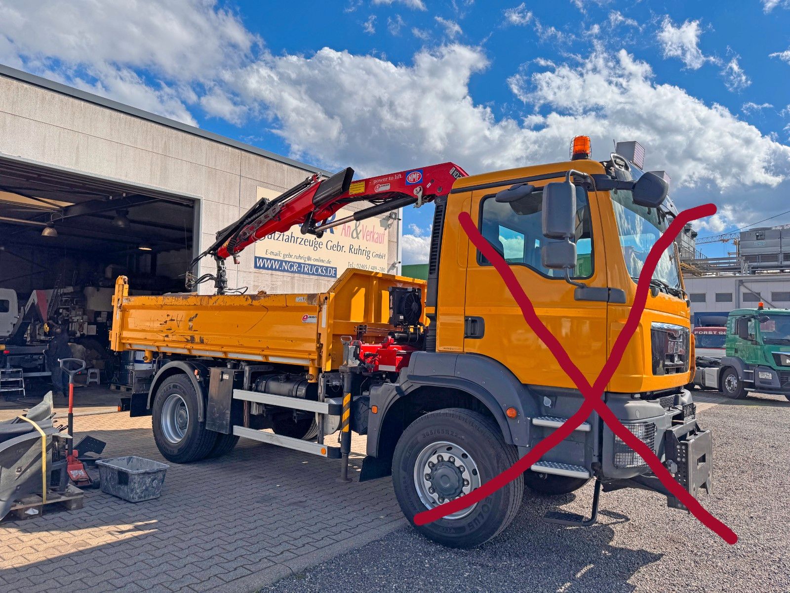ANDERE – HMF 1020K1 & Hyva 2 Seitenkipper - Bild 10