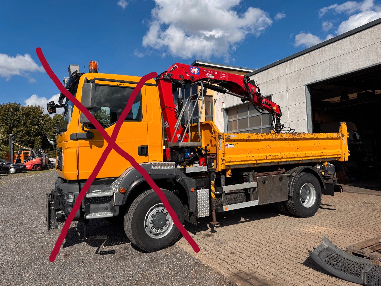 ANDERE – HMF 1020K1 & Hyva 3 Seitenkipper - Bild 1