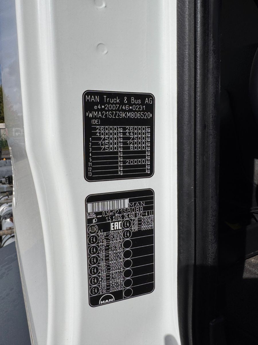 MAN – 26.460 6X2 HYVA Abroller Lowliner Top Zustand - Bild 3