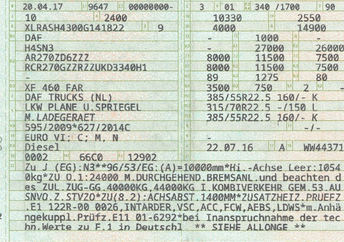DAF – XF 460 6x2 PK 18002*Retarde*FUNK*5&6*pneum. Verd - Bild 2