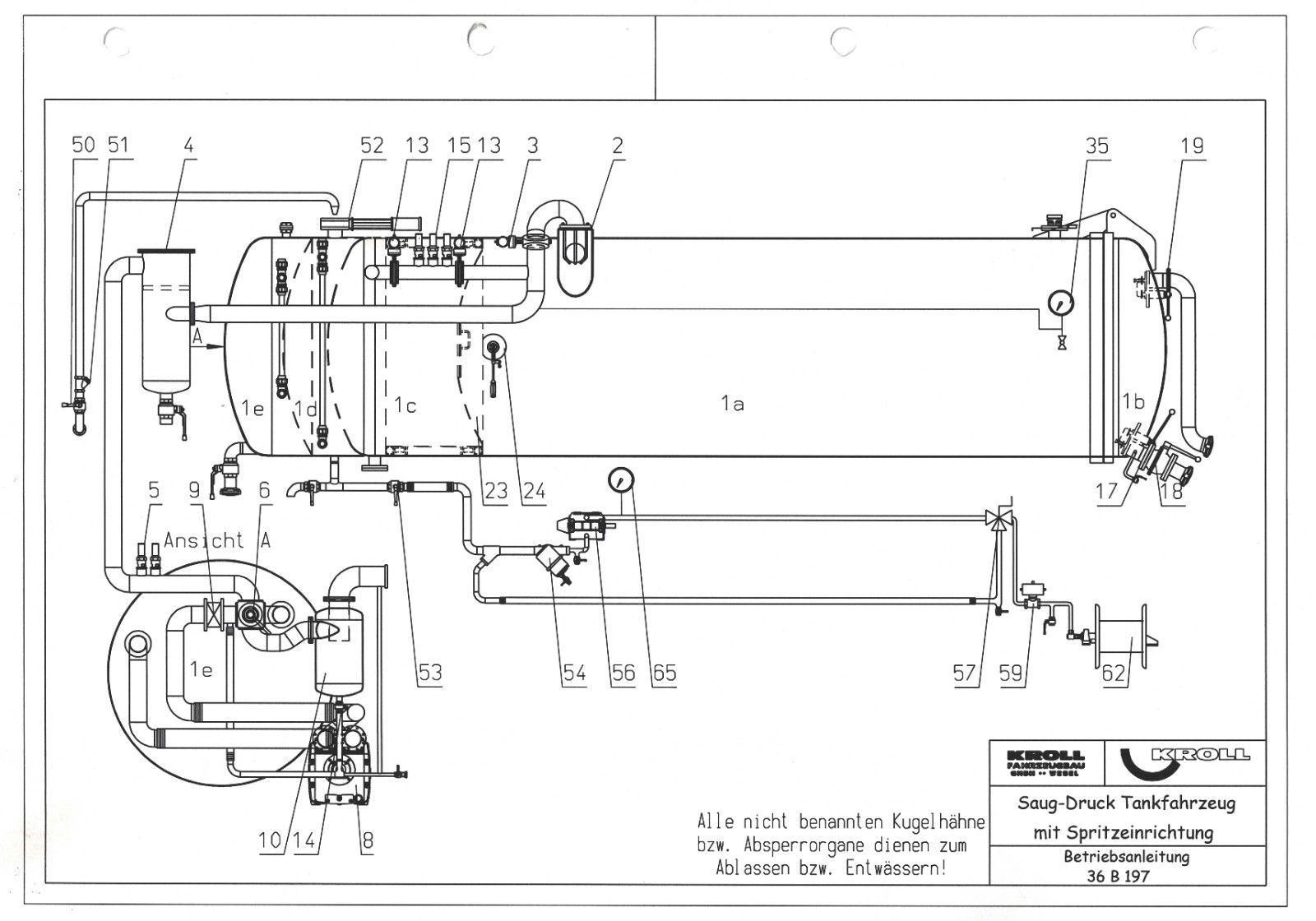 ANDERE – KROLL Saug-Druck-Tankfahrzeug | K1,0-1,0-26,0/36 - Bild 2