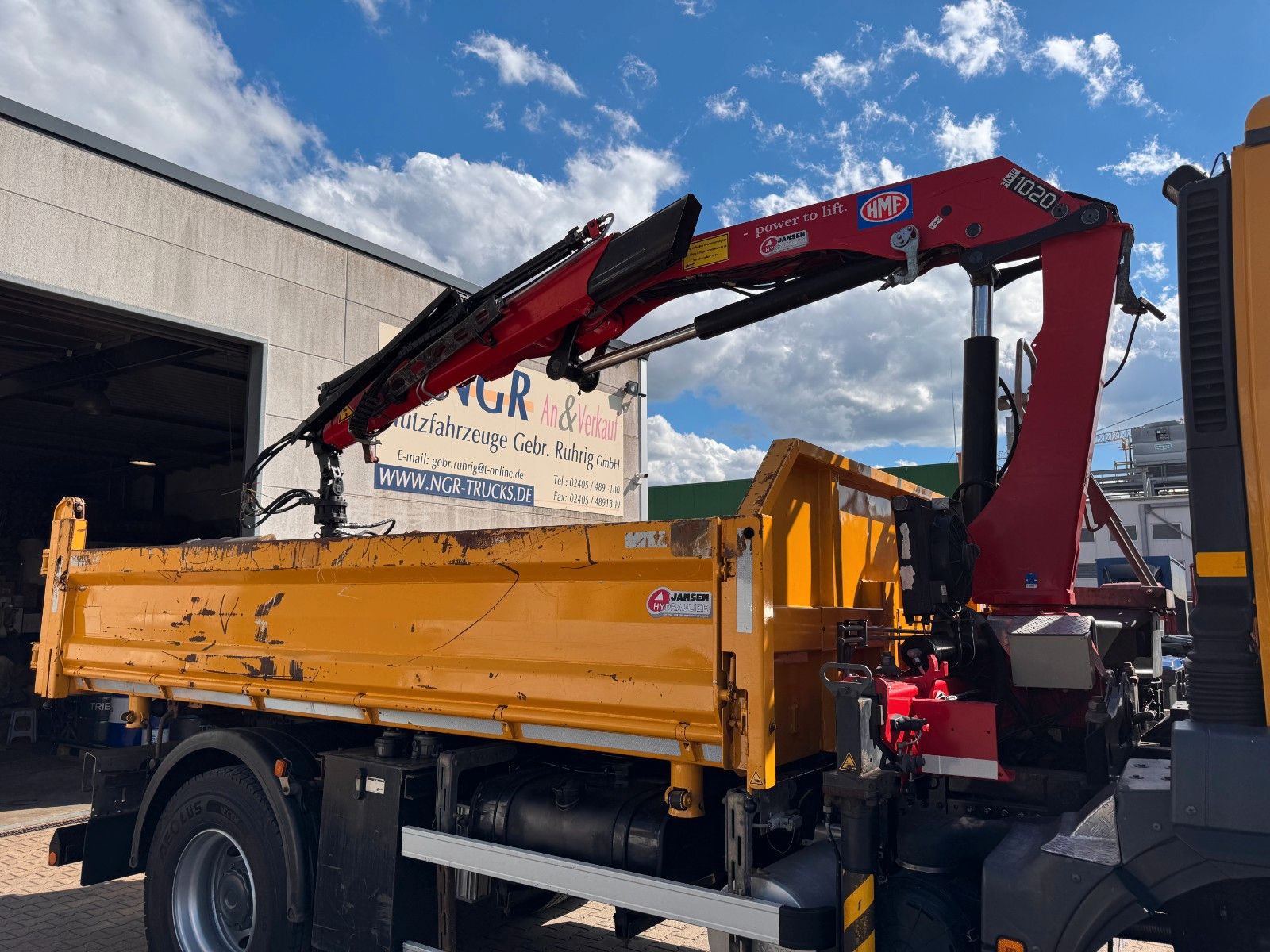 ANDERE – HMF 1020K1 & Hyva 2 Seitenkipper - Bild 6